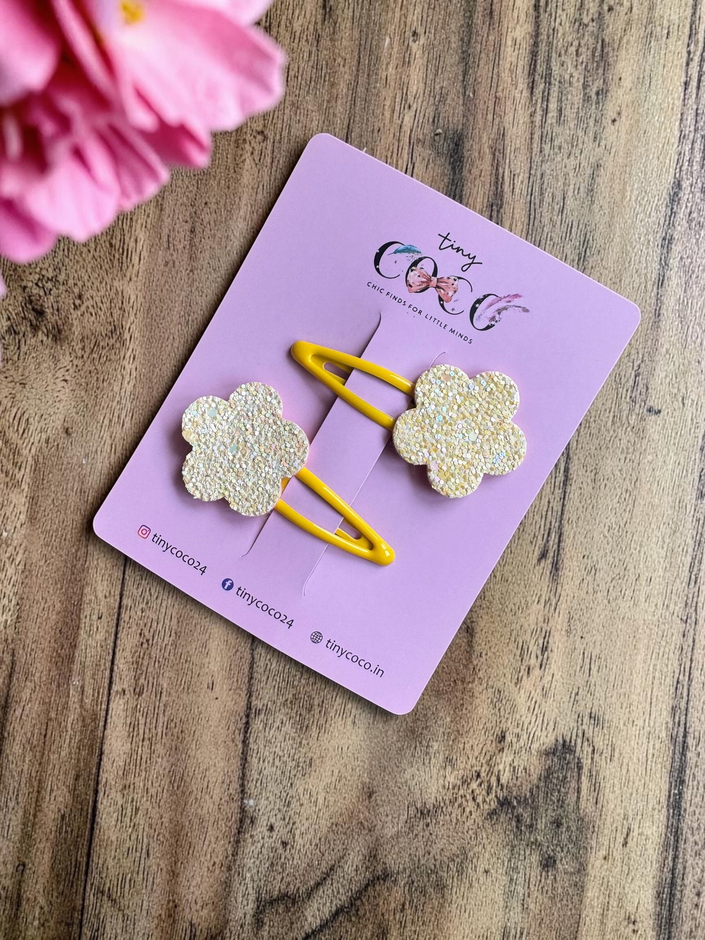 The Glitter Blossom BB Clip Sets