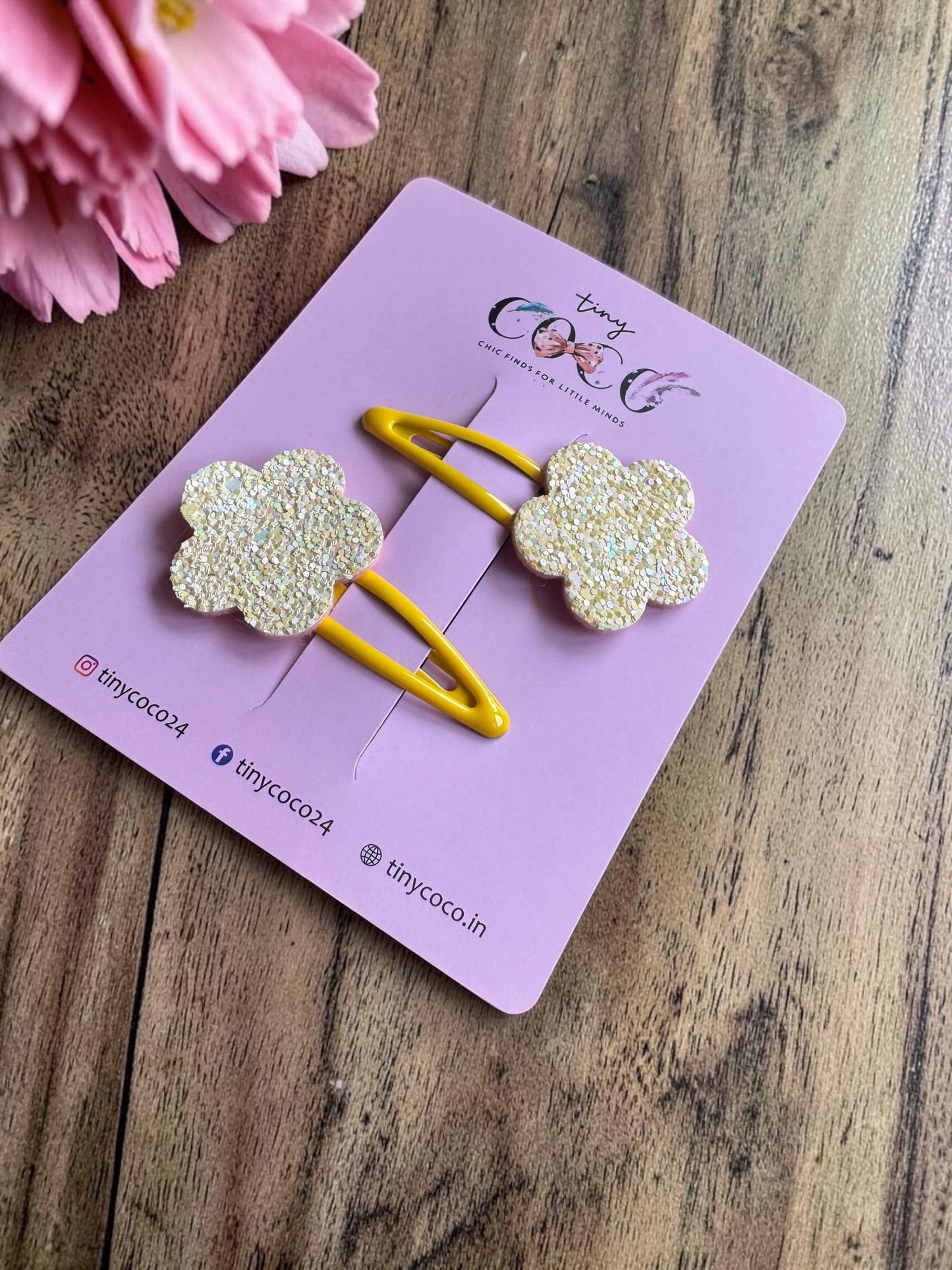 The Glitter Blossom BB Clip Sets