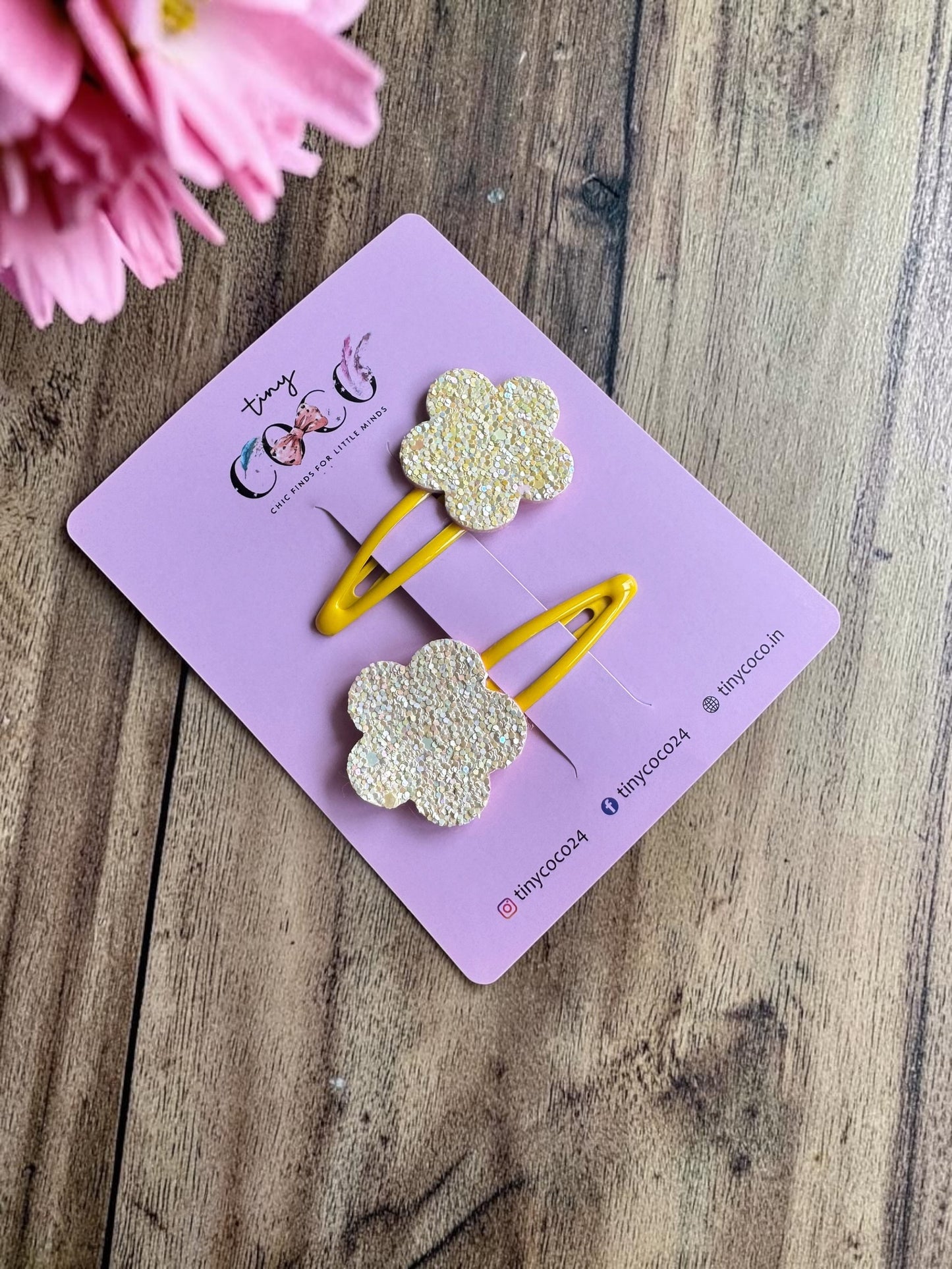 The Glitter Blossom BB Clip Sets