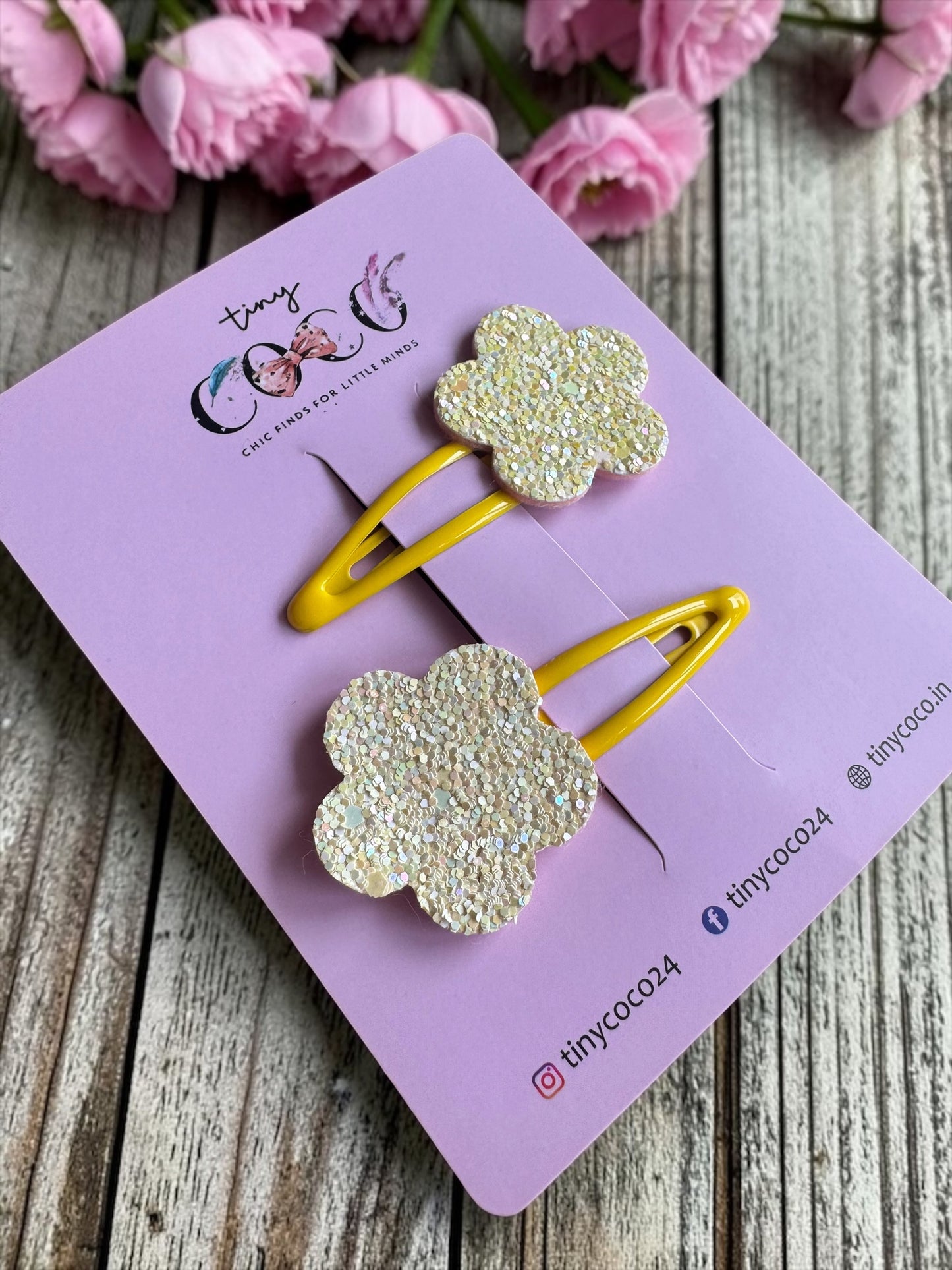 The Glitter Blossom BB Clip Sets