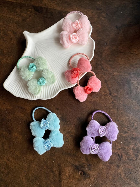 Velvet Rose & Plush Bow Ties