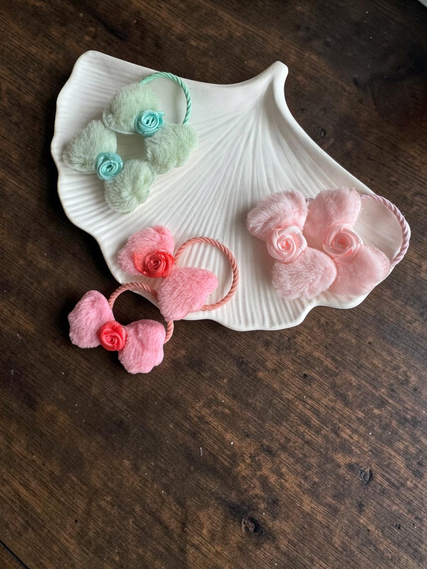 Velvet Rose & Plush Bow Ties
