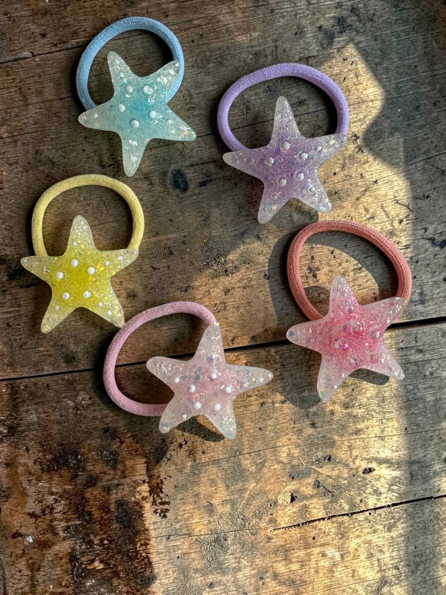 Stella Starfish Glitter Hair Ties