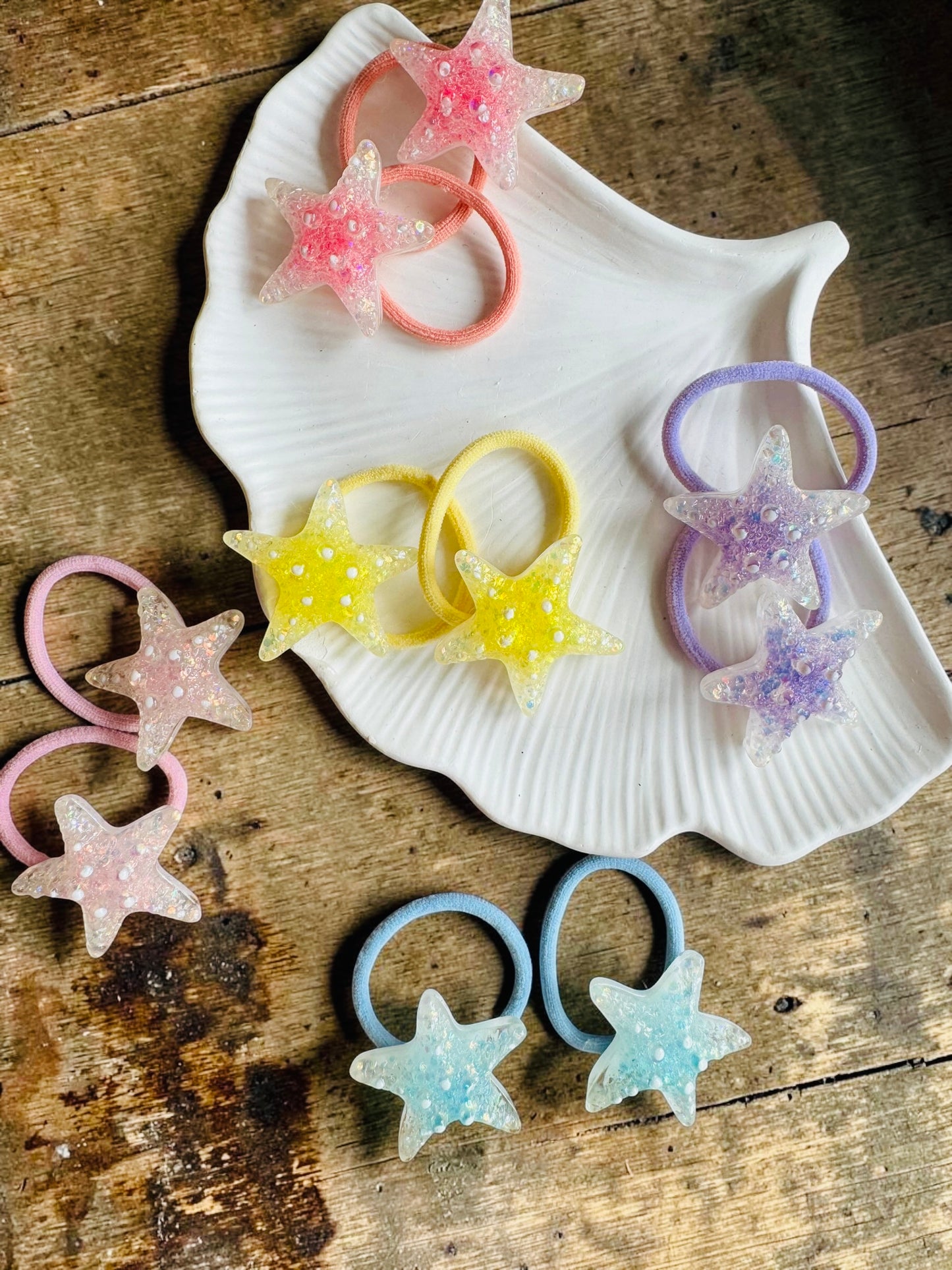 Stella Starfish Glitter Hair Ties