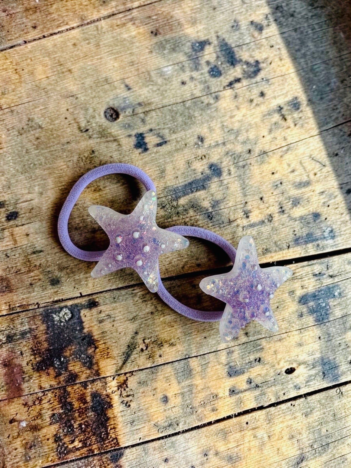 Stella Starfish Glitter Hair Ties