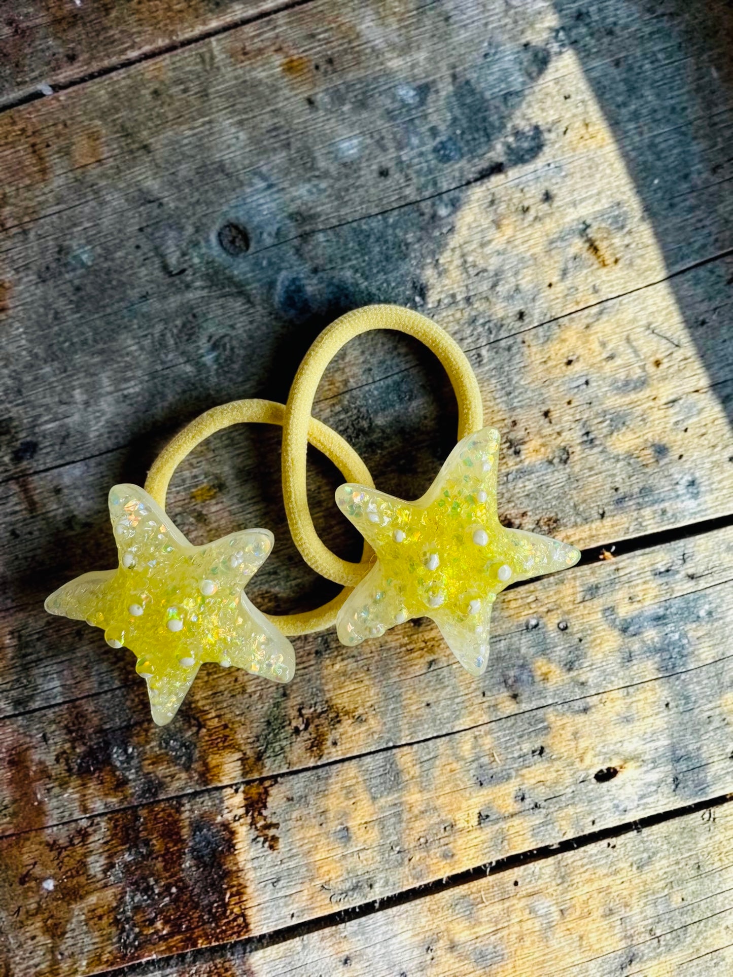 Stella Starfish Glitter Hair Ties