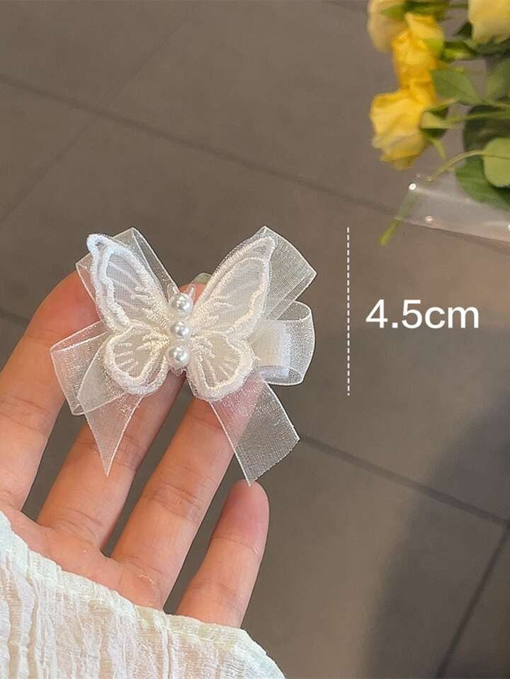 The Seraphina Organza Butterfly Clip