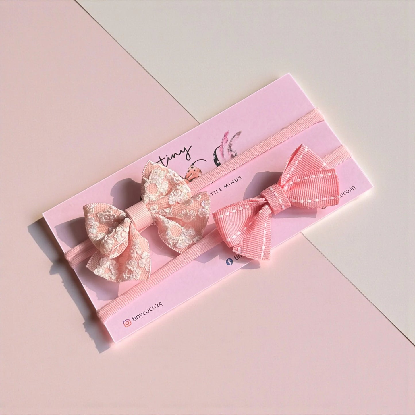 The Pastel Bow Duo Set