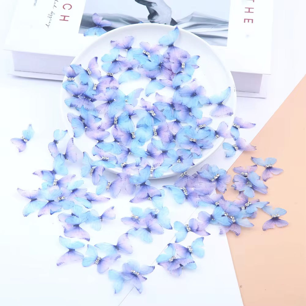 Enchanted Flutter Butterfly Hair Clips (Pair)