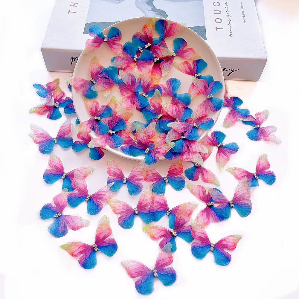 Enchanted Flutter Butterfly Hair Clips (Pair)