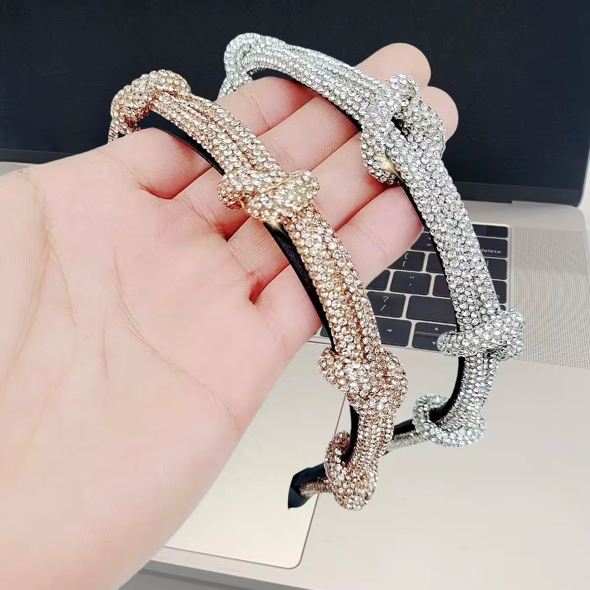 Celebrity Sparkle Braided Headband