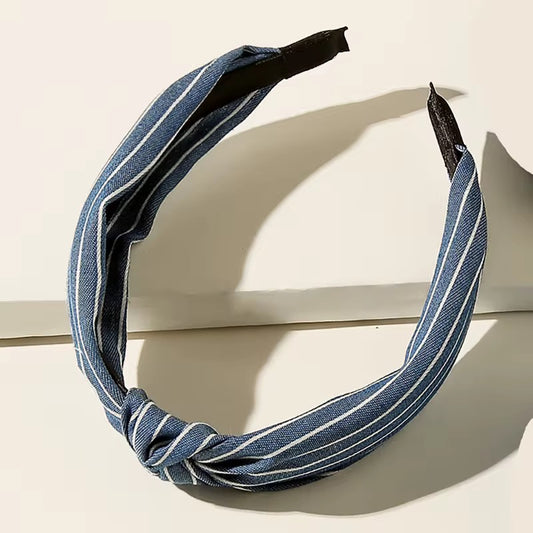 Nautical Stripe Knotted Headband
