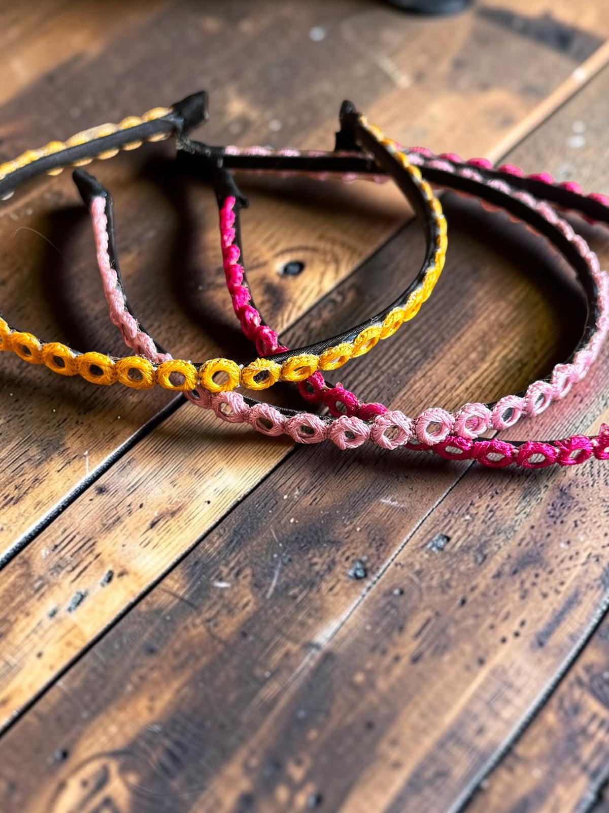 Jharokha Mirror Embroidered Headbands