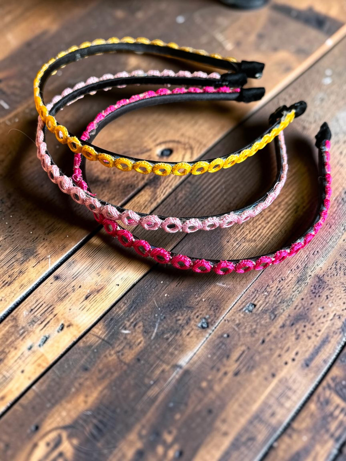 Jharokha Mirror Embroidered Headbands