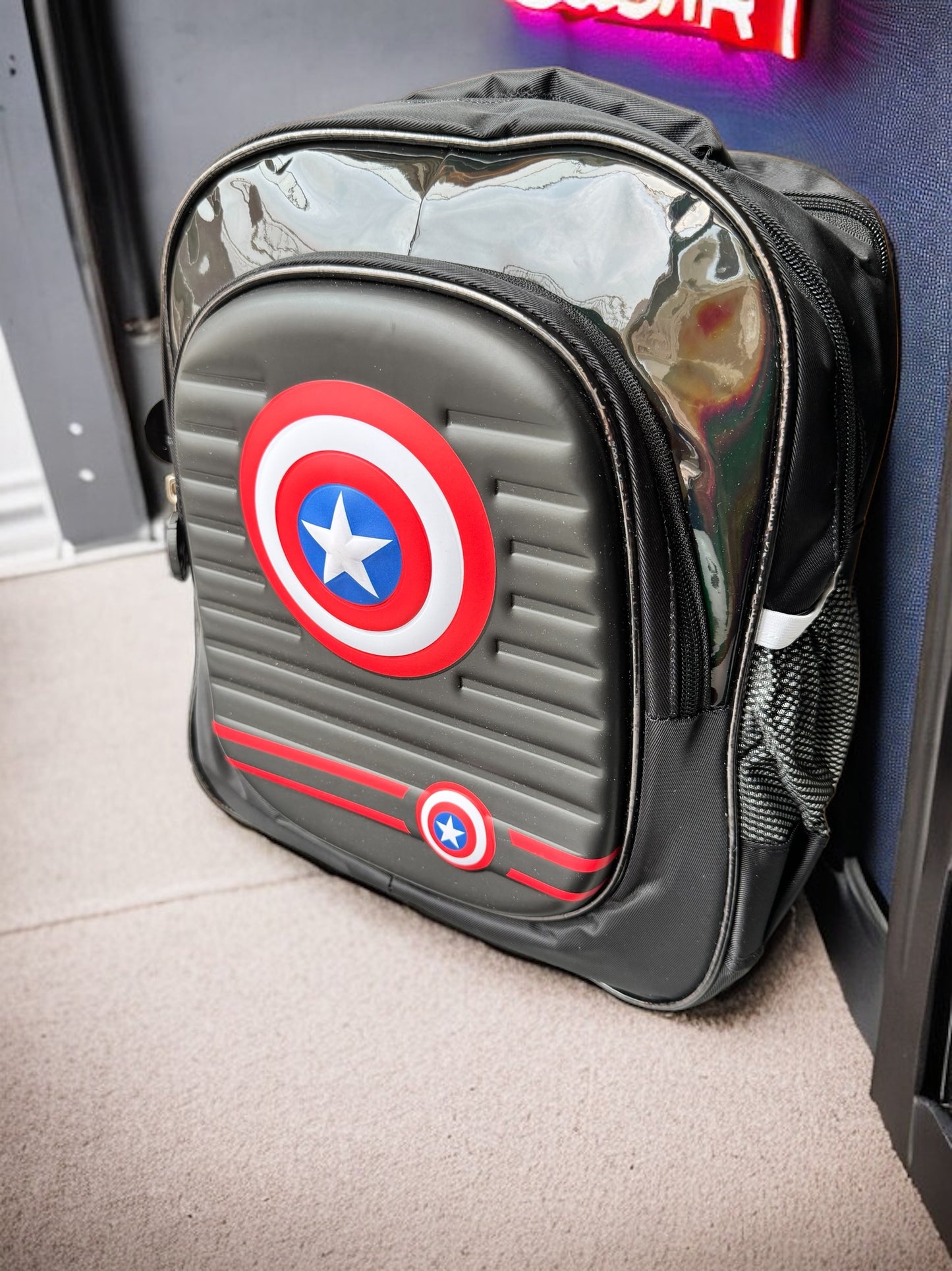 Avenging Style: Captain America Shield Backpack (14