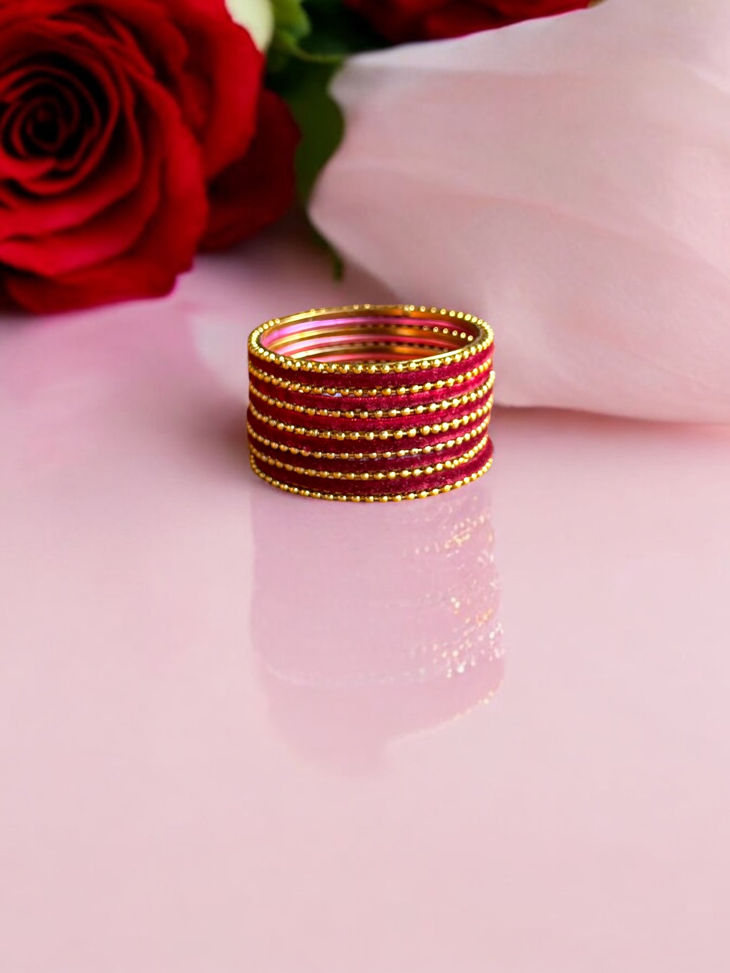 Dreamy Velvet Bangles (Available in various colors)