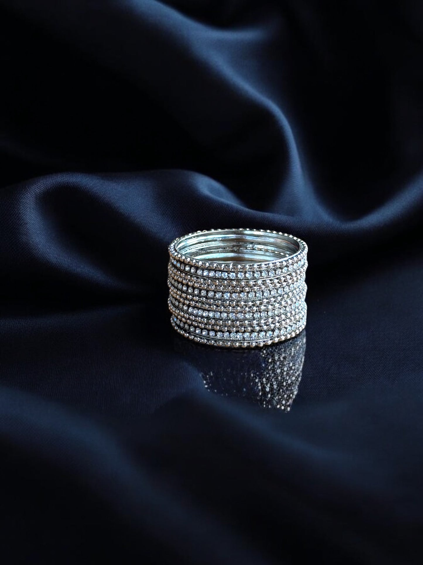 Dazzling Delights Stone Bangle Set
