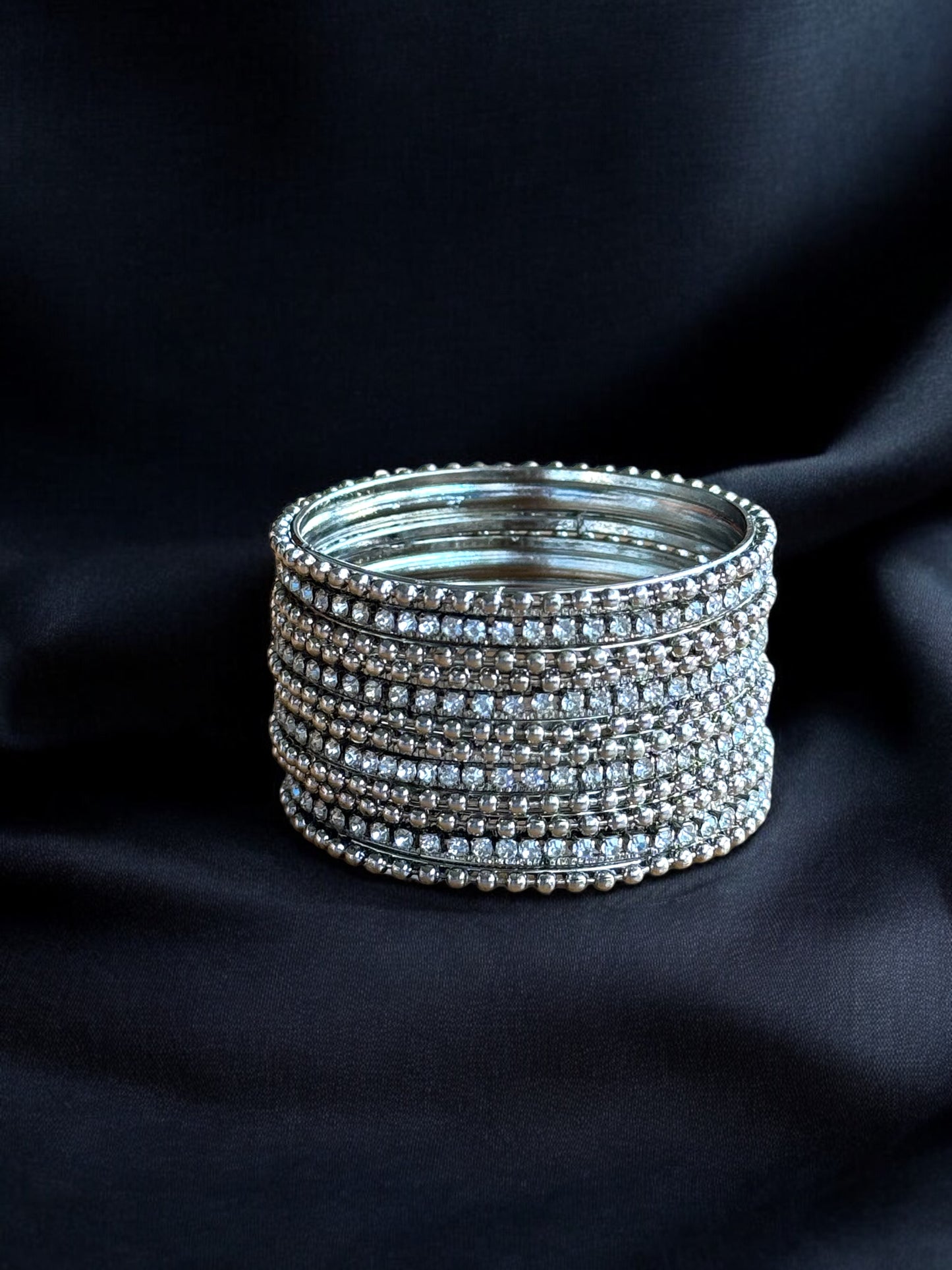 Dazzling Delights Stone Bangle Set