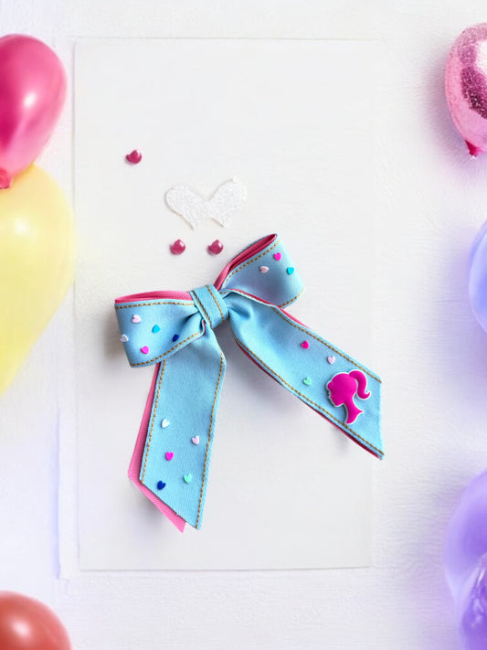Dreamy Blue Barbie Bow