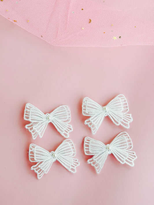 Sweet Pearl Accent Bows Set