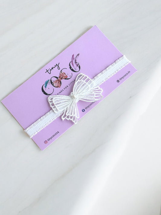 Butterfly Lace Baby Headband