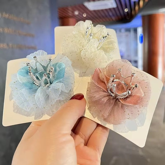 Mini Princess Crown Clips