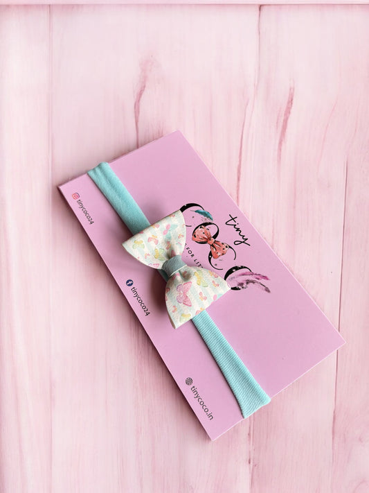 Sky Bloom Bow Headband