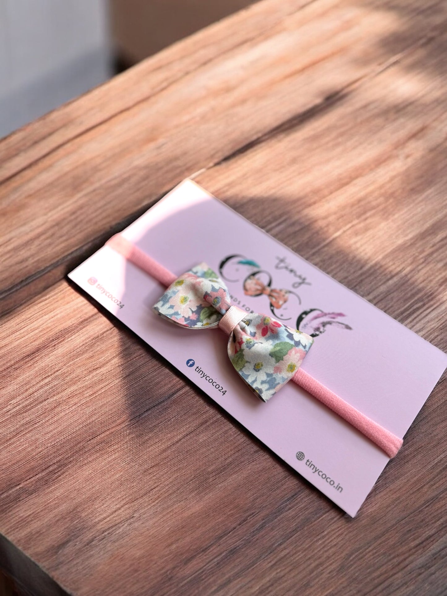Pastel Meadow Bow Headband