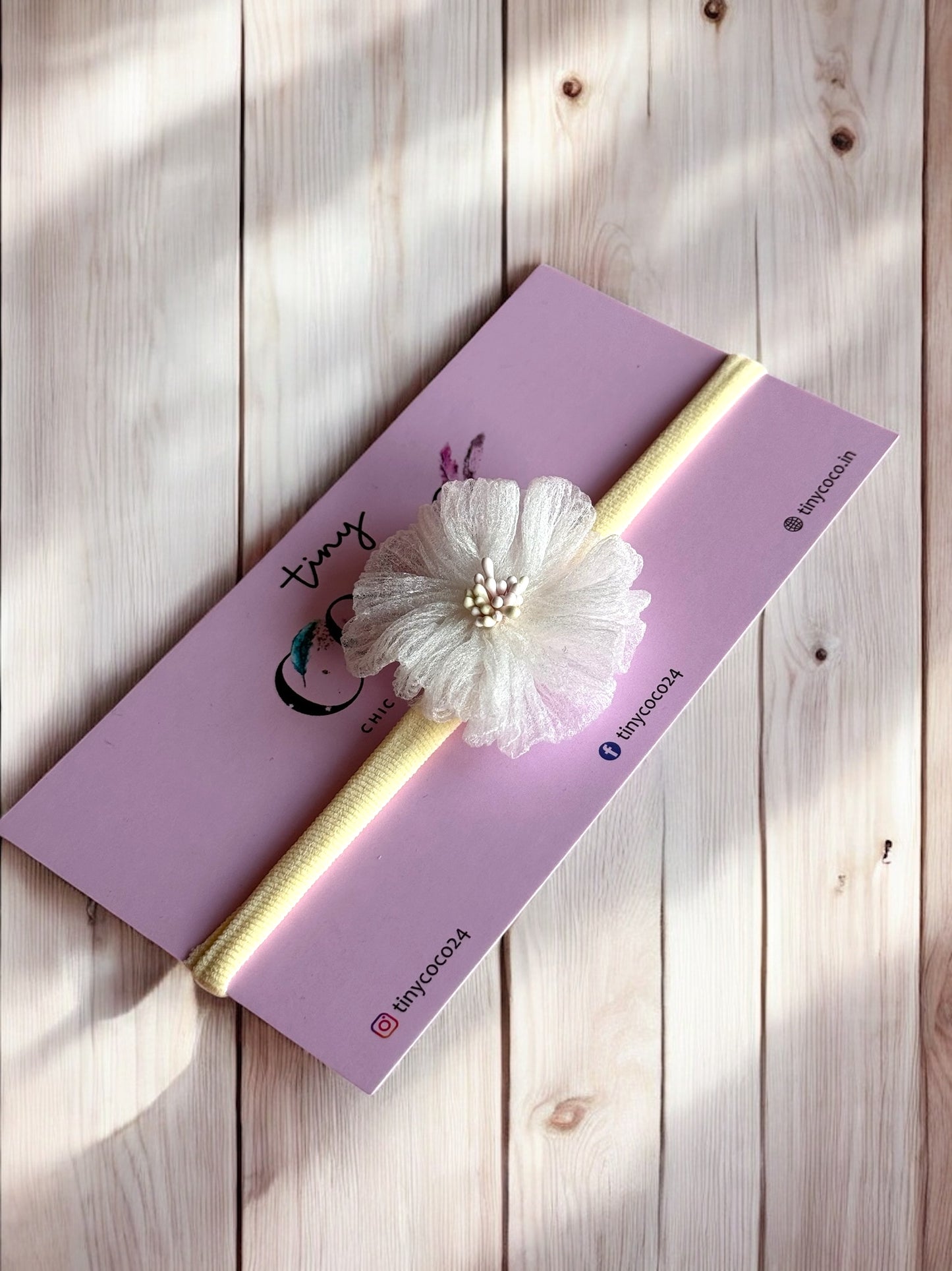 Whisper-Soft Tulle Flower Headband