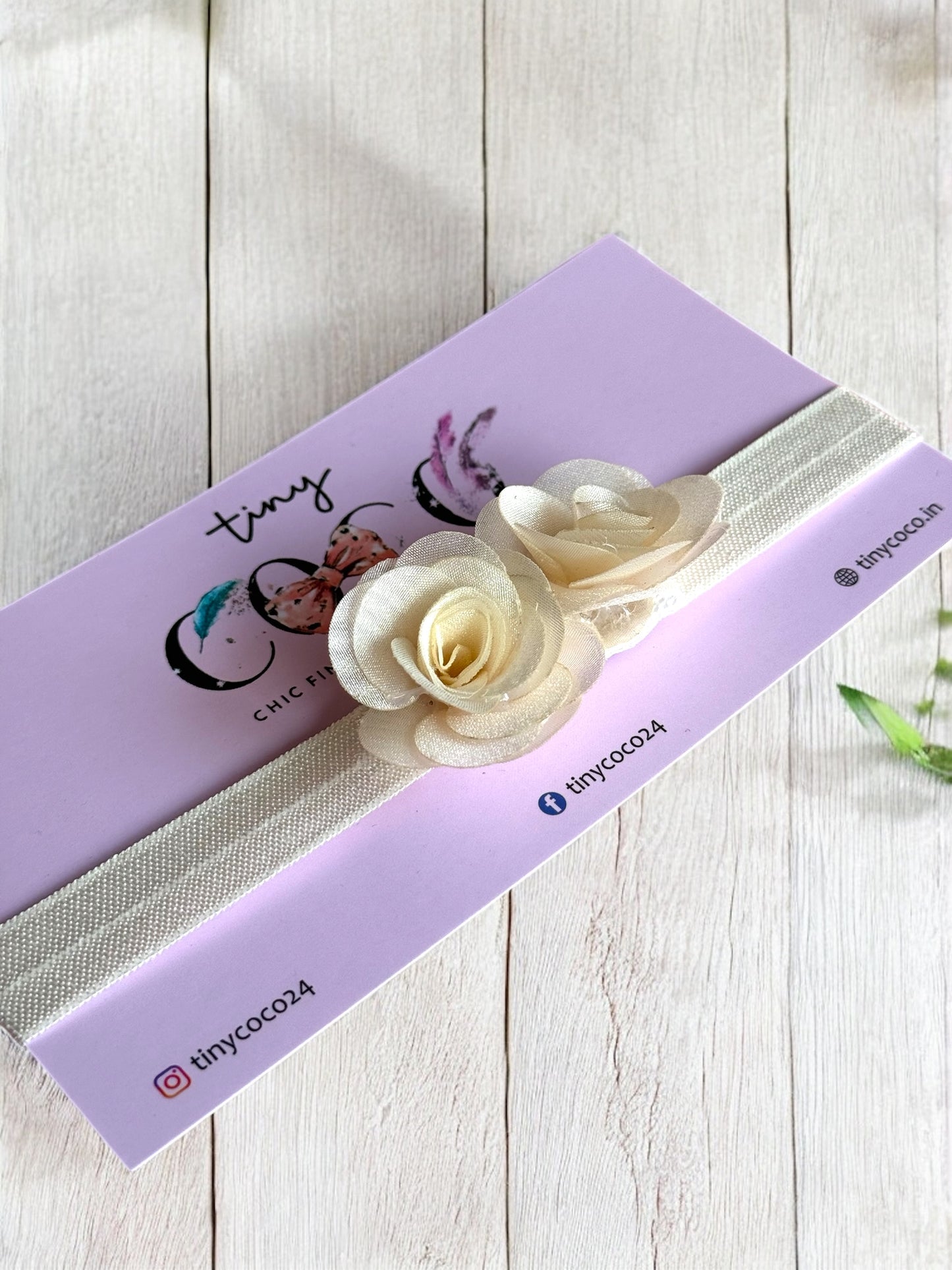 Dual Blossom Grace Headband