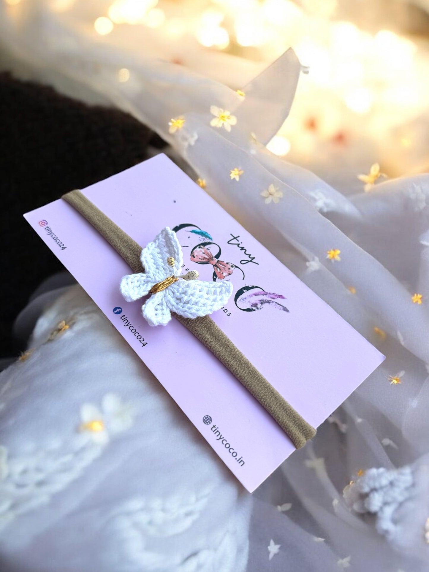 Crochet Butterfly Dream Headband