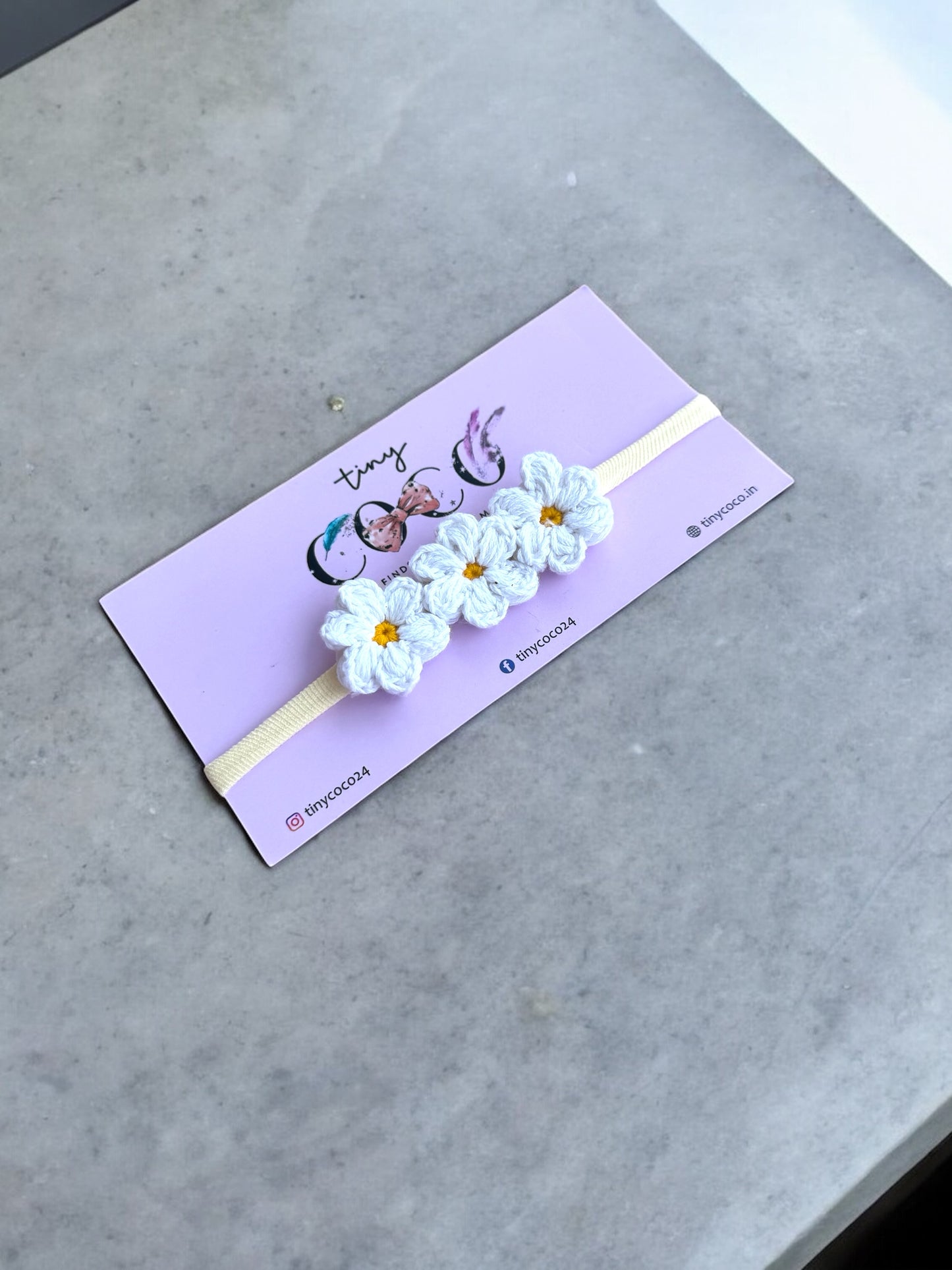 Tiny Daisy Chain Headband