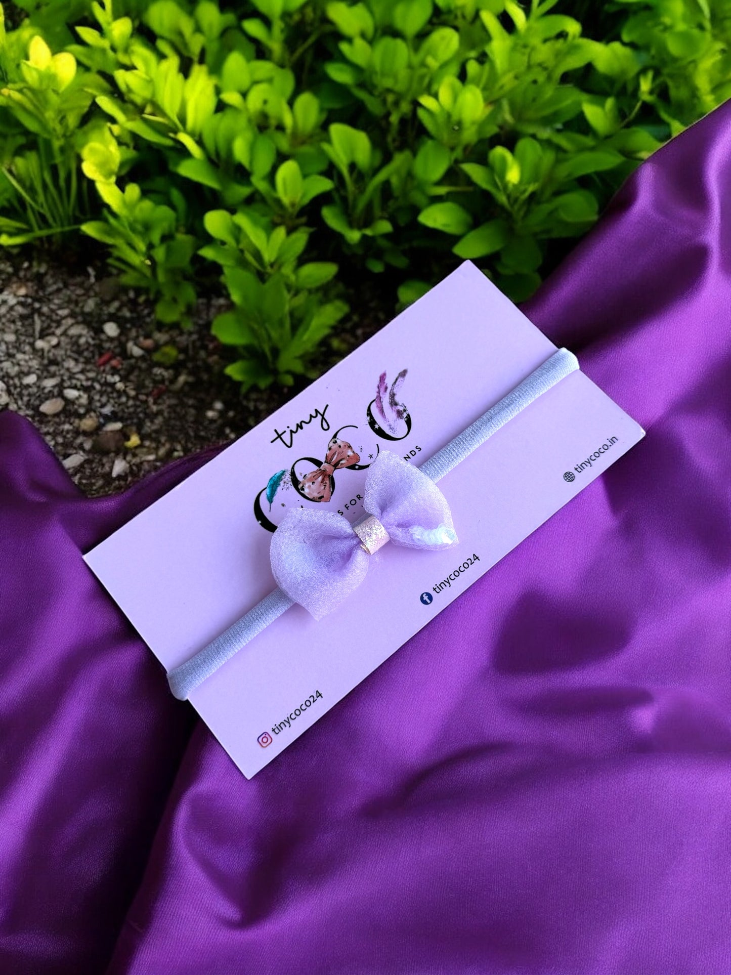 Glimmer Bow Headband