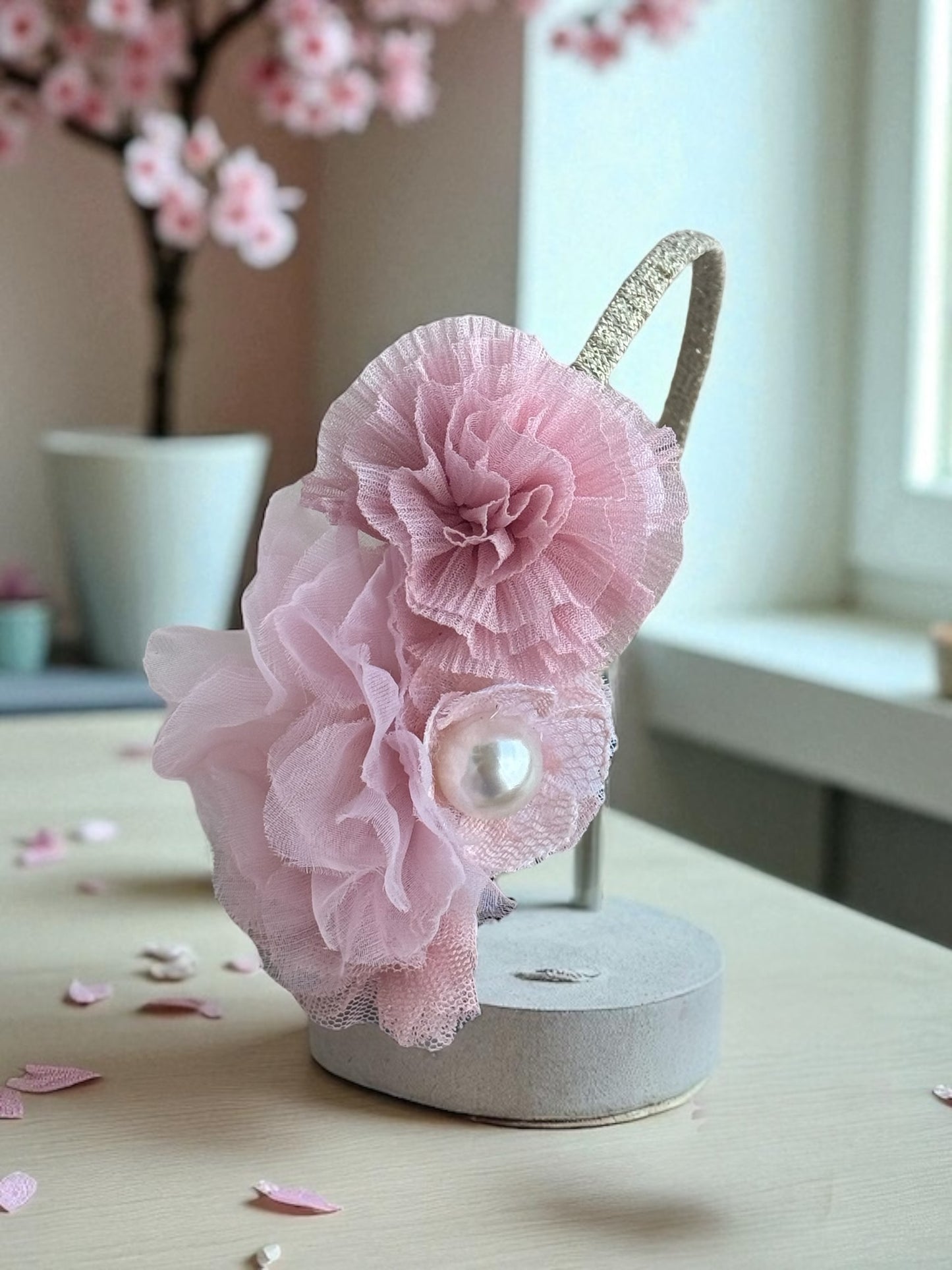 Pearl Blossom Headband