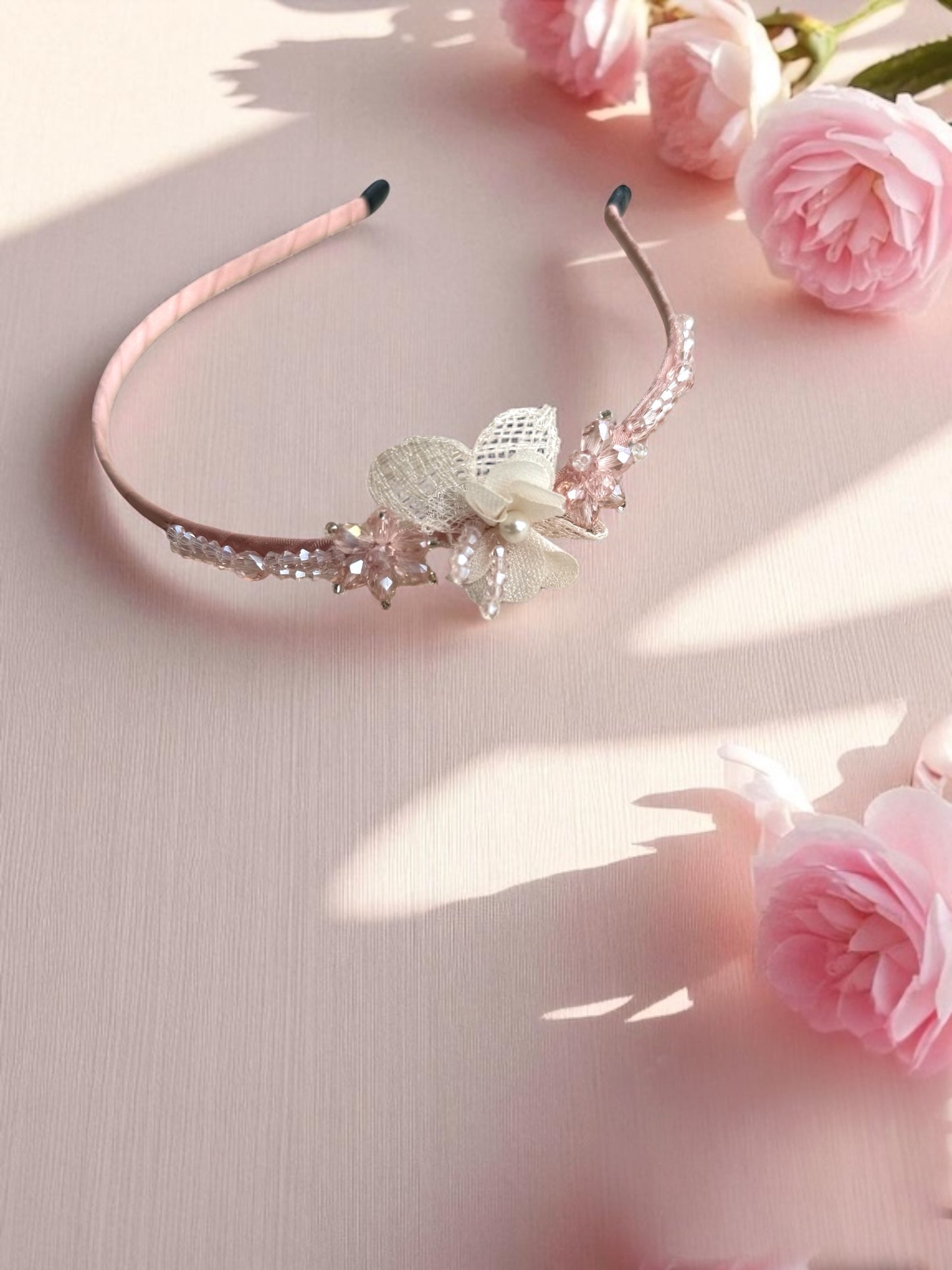 Festive Floral Charm Headbands