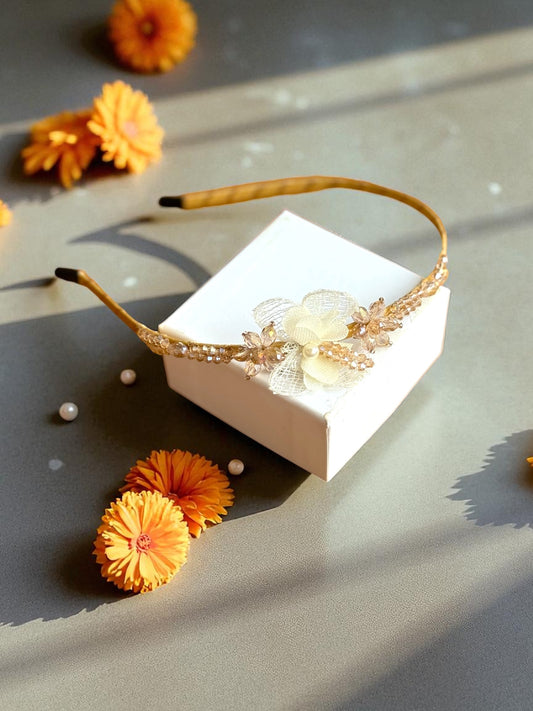 Festive Floral Charm Headbands