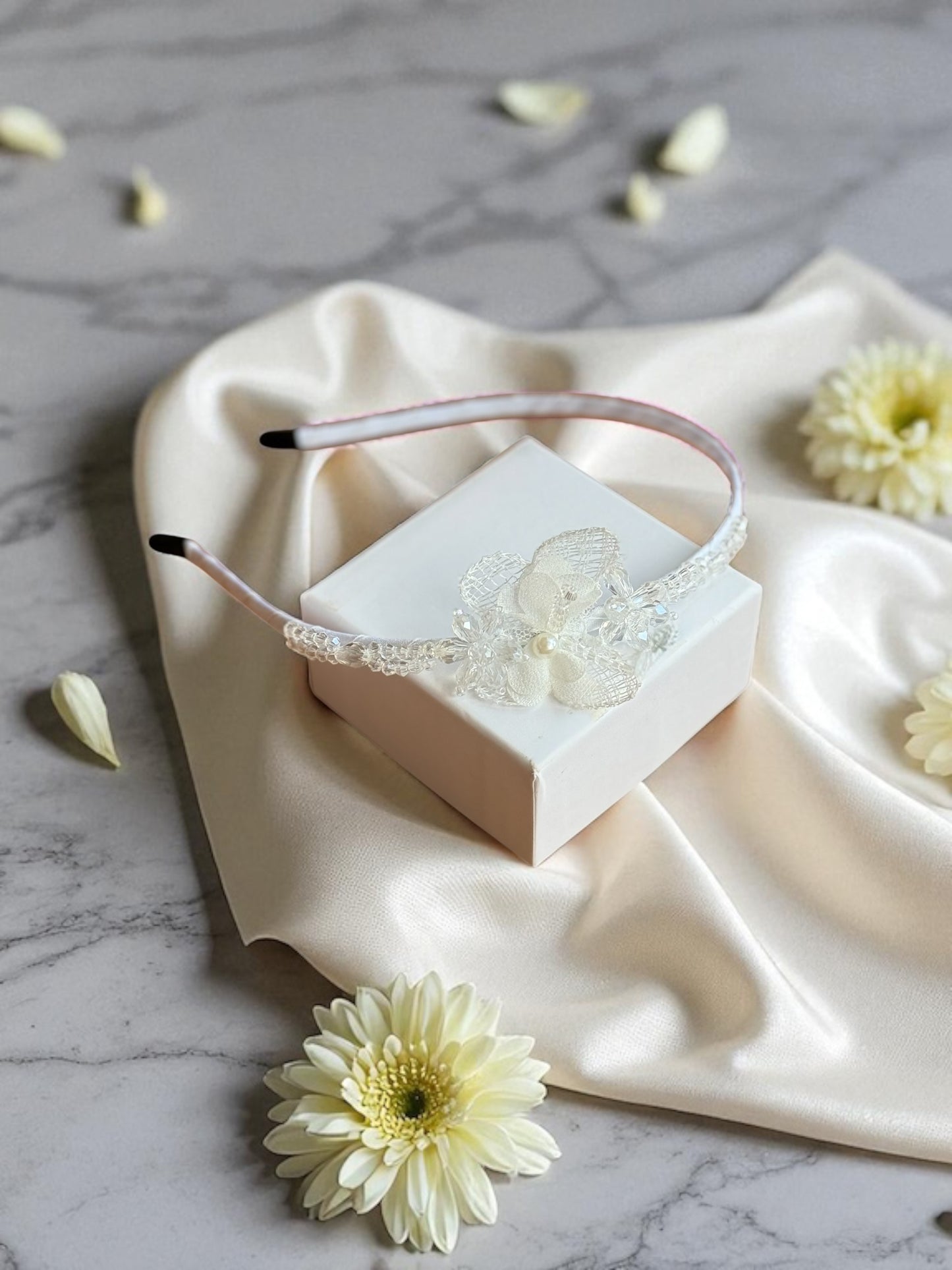 Festive Floral Charm Headbands