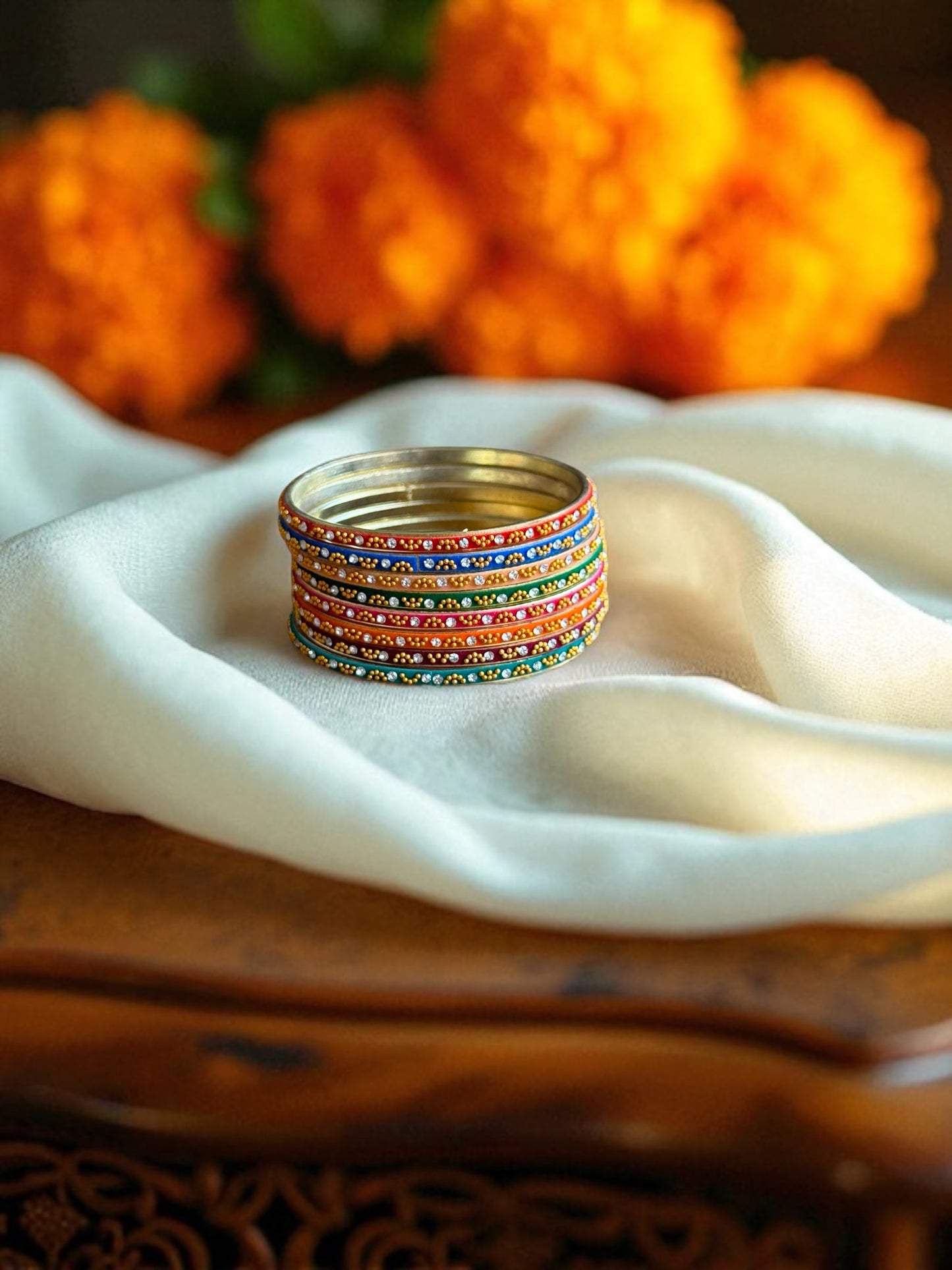 Colorful Heritage Bangle Set