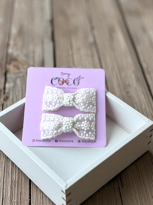 The Rosebud Pigtail Bows