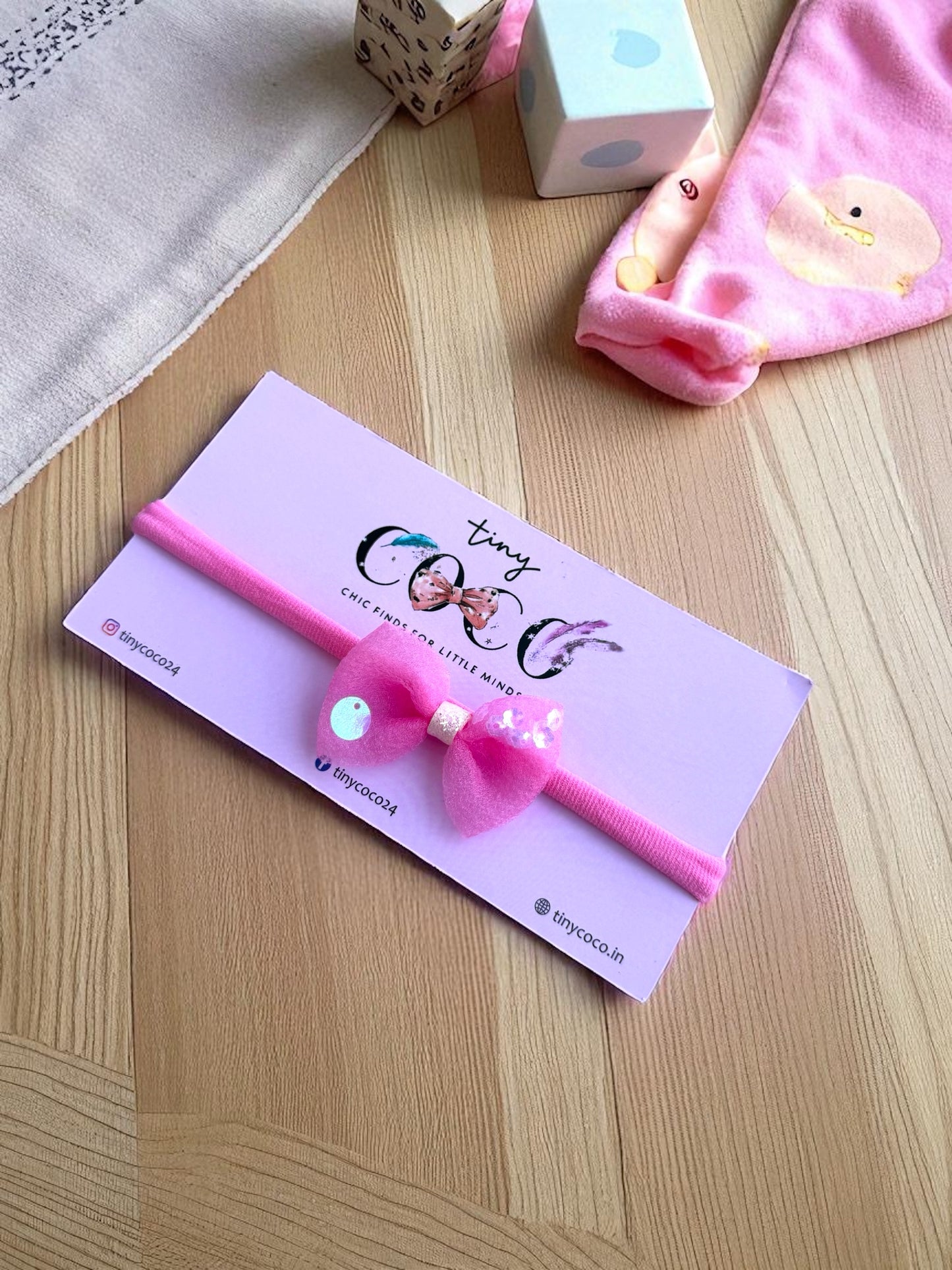 Glimmer Bow Headband