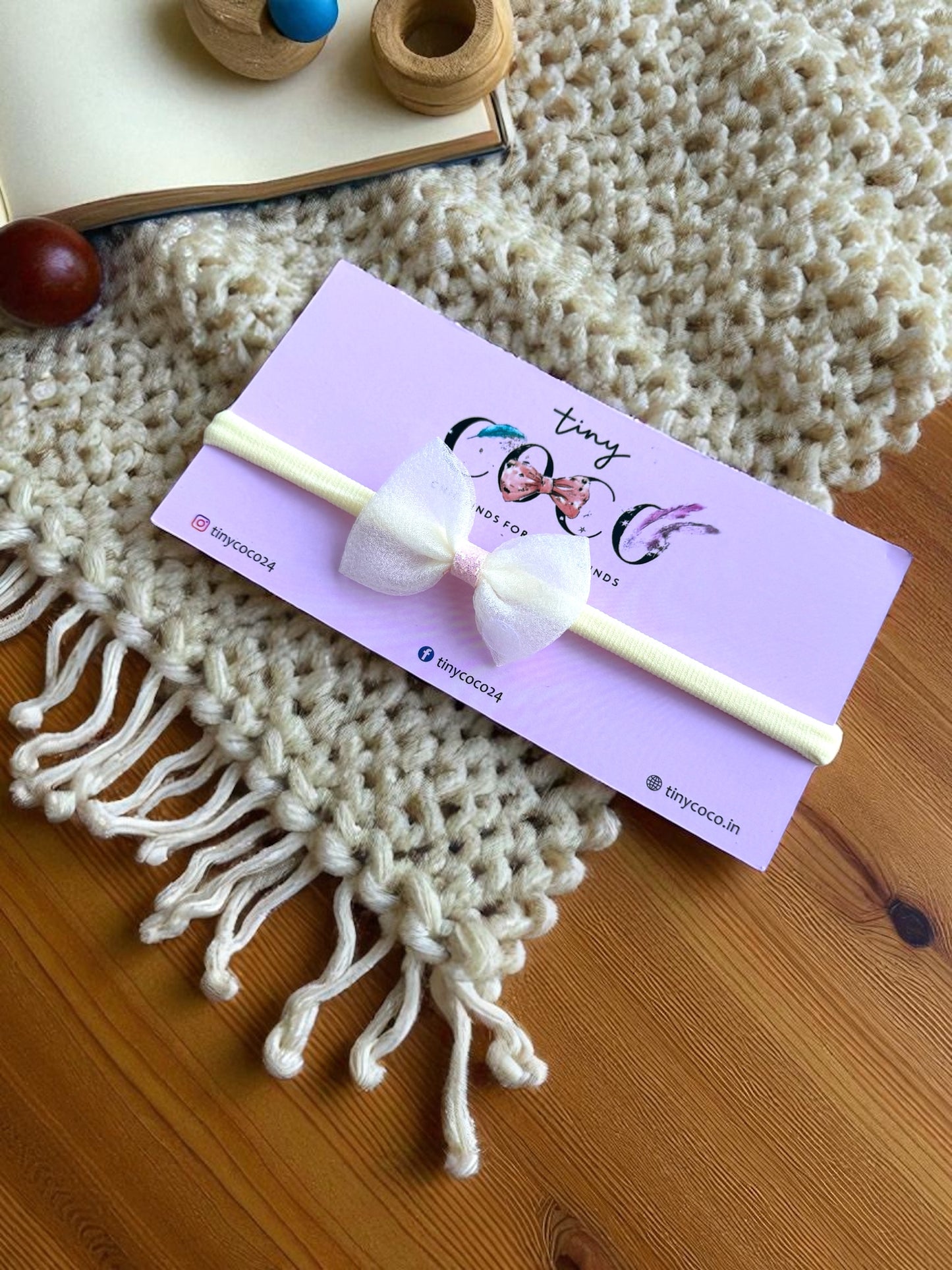 Glimmer Bow Headband