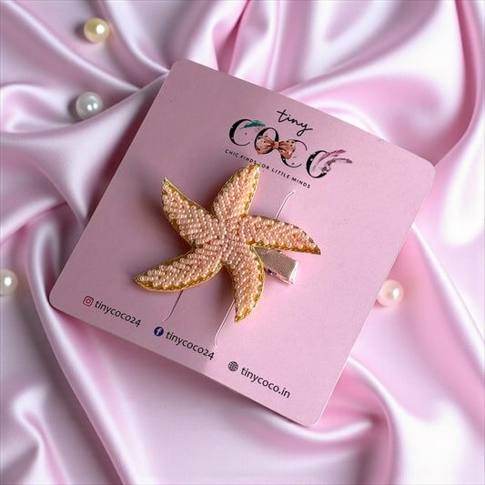 Starfish Sparkle Clip