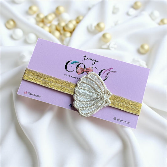 Golden Sparkle Festive Headband