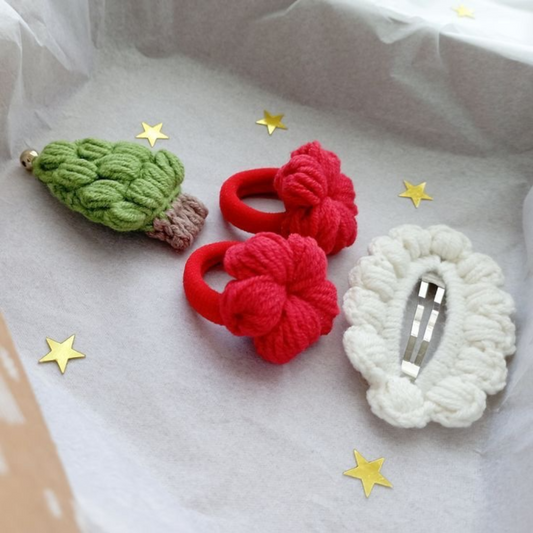 Handmade Crocheted Holiday Mix-and-Match Set