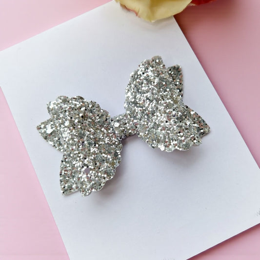 Glacier Sparkle Statement Bow