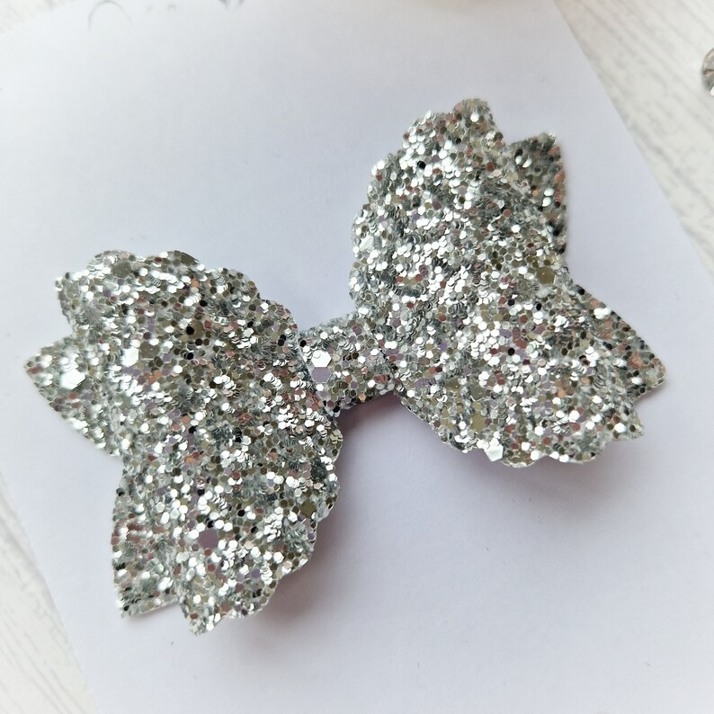 Glacier Sparkle Statement Bow