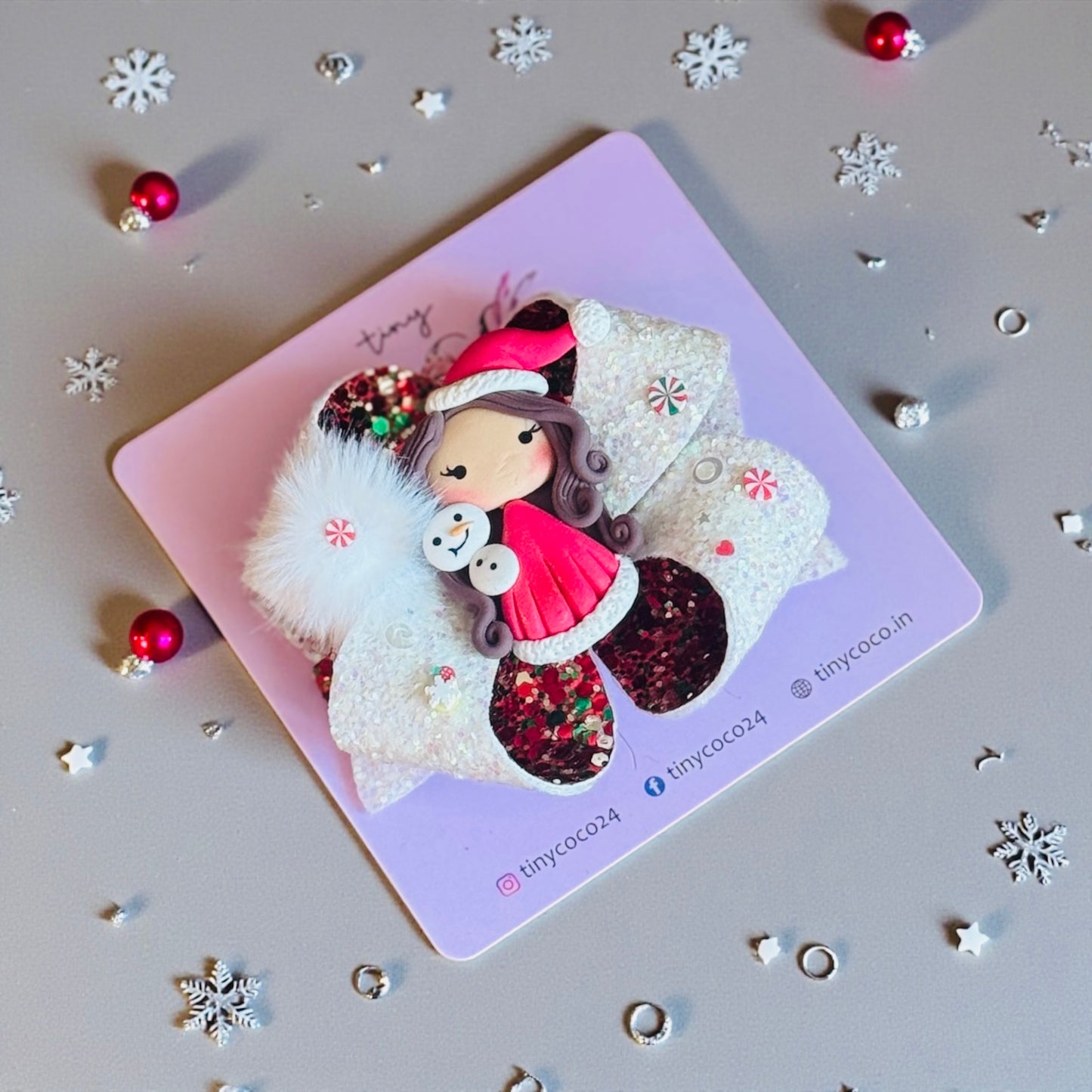 Winter Wonderland Statement Bow