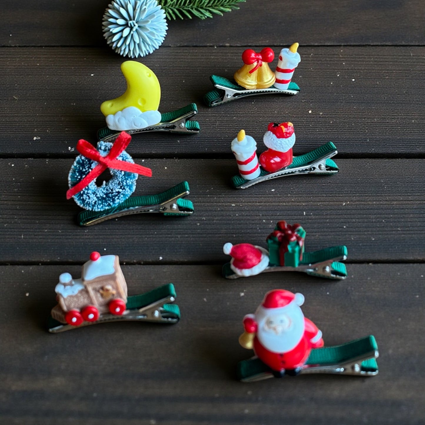 Mini Holiday Charm 3D Clips