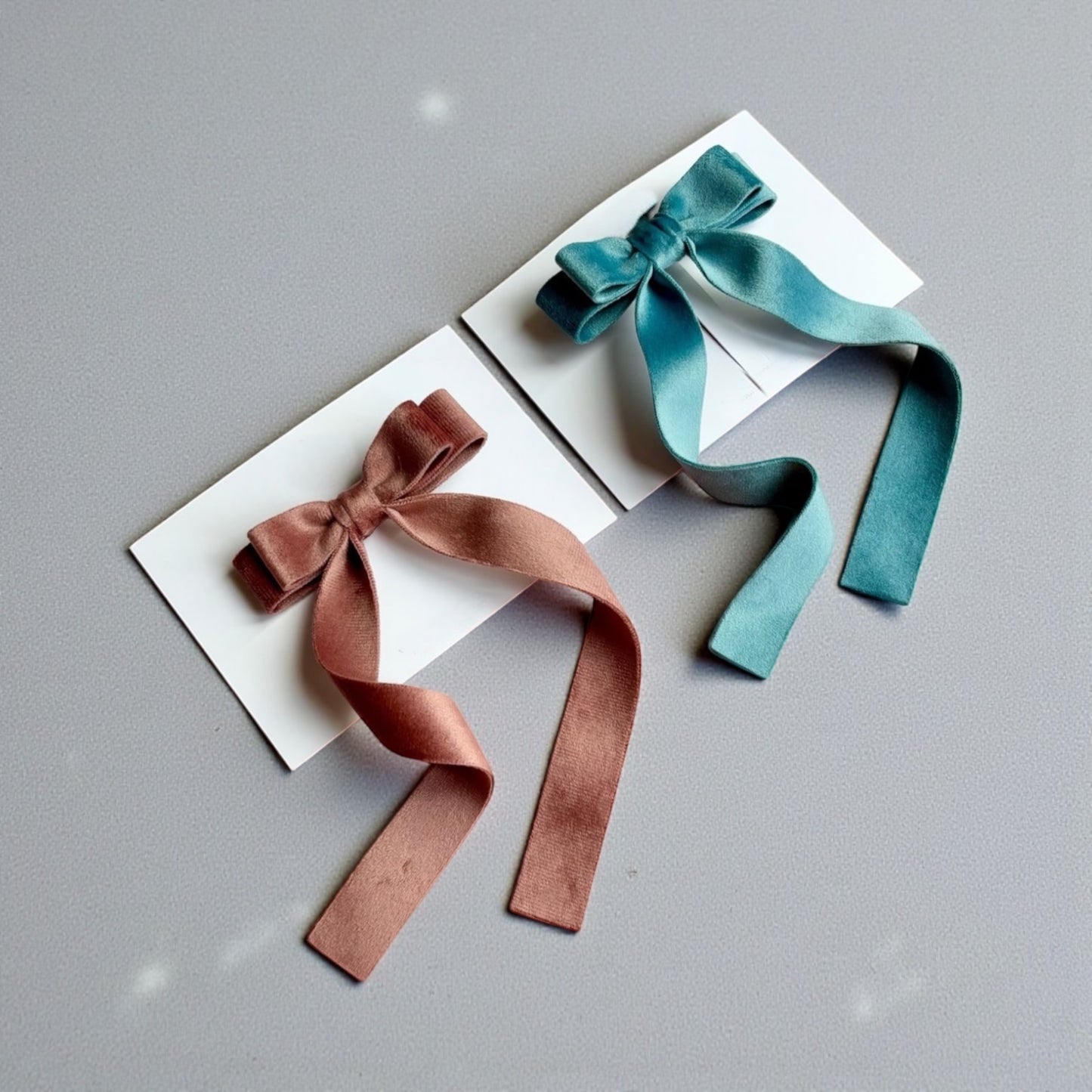 Velvet Heirloom Long-Tail Bows