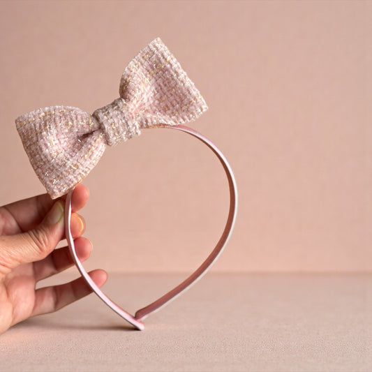 Strawberry Sundae Loopy Tweed Headband